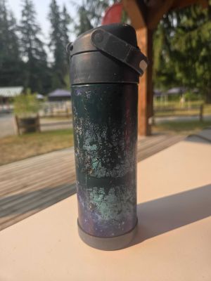 Galaxy Print Water Bottle