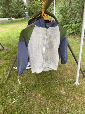 Colorblock Zip-Up Hoodie