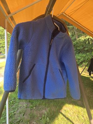 Blue Fleece Zip Jacket