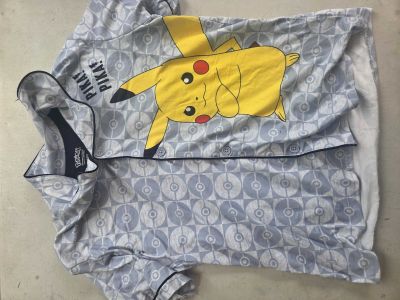Pikachu Pokemon Button-Up Shirt