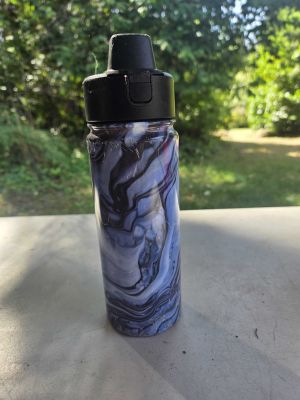 Marbled Water Bottle