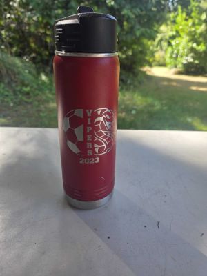 Red Vipers Water Bottle