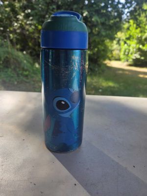 Blue Stitch Water Bottle
