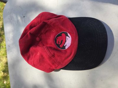 Red Baseball Cap with Logo