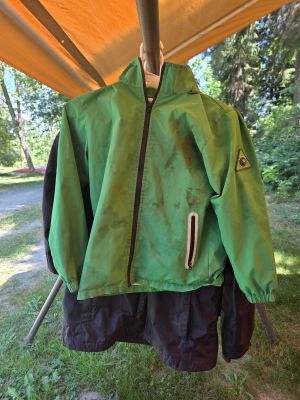 Green Rain Jacket