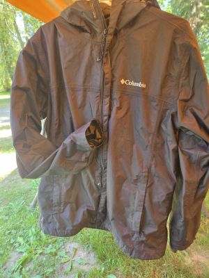 Columbia Gray Rain Jacket