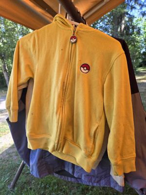 Yellow Pokéball Zip-Up Hoodie