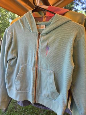 Mint Green Zip Hoodie