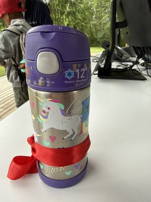 Purple Unicorn Thermos Bottle