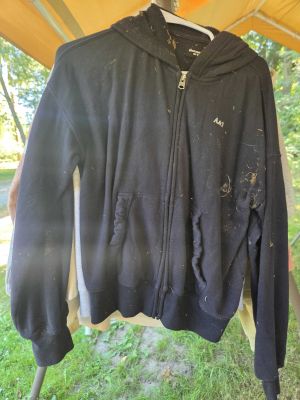 Black Abercrombie Zip Hoodie