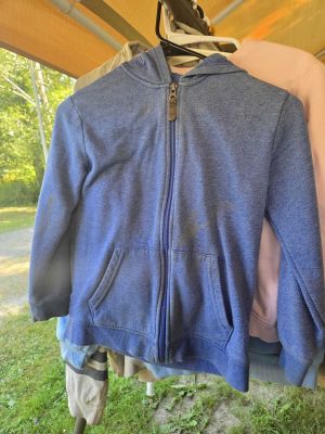 Blue Zip-Up Hoodie