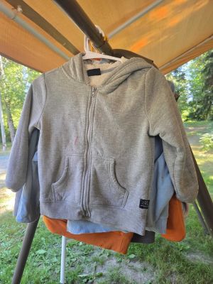 Gray Zip-Up Hoodie