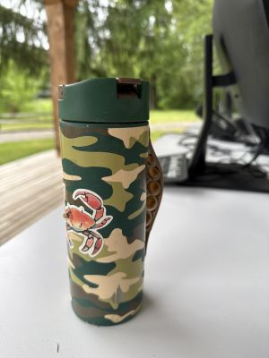 Camo Thermos Water Bottle