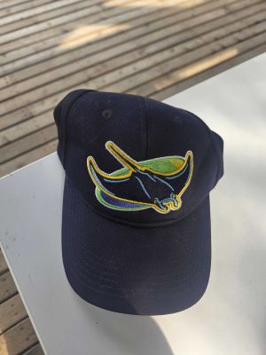 Navy Blue Stingray Logo Cap