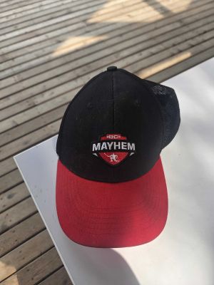 Black and Red BC Mayhem Cap