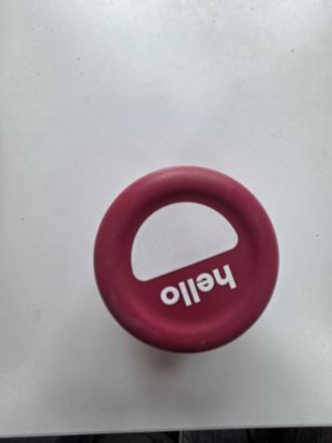 Pink "Hello" Bottle Cap