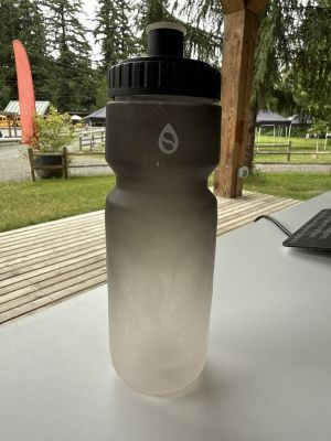 Frosted Gray Sport Water Bottle