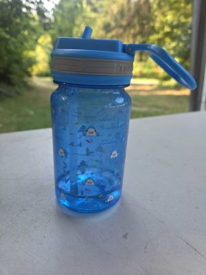 Blue Thermos Kids Water Bottle