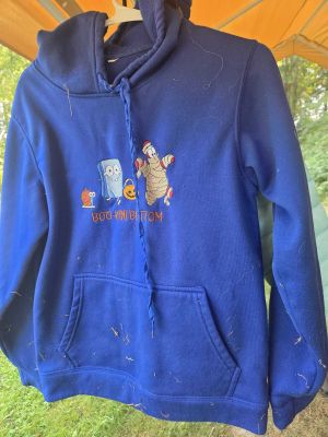 Blue "Boo-Kini Bottom" Hoodie