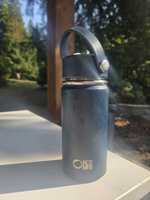 Black Insulated Water Bottle