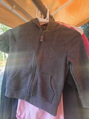Gray Zip-Up Hoodie