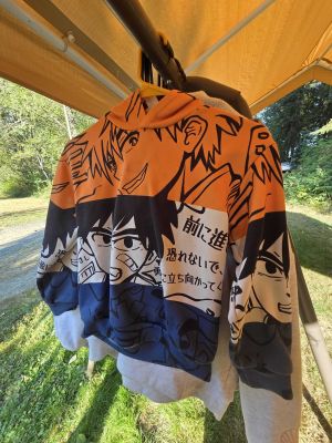 Anime Print Hoodie