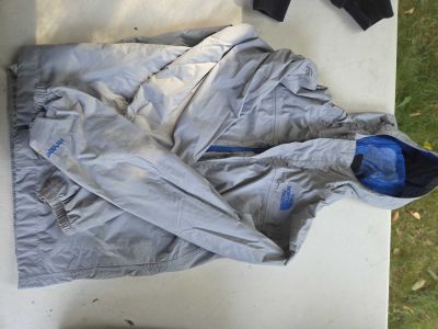 Gray North Face Jacket