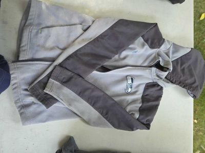 Gray Zip-Up Athletic Jacket