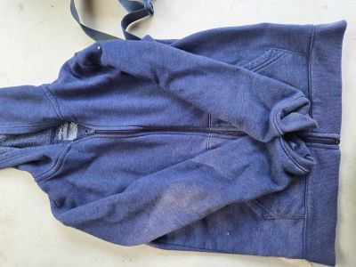 Navy Blue Zip-Up Hoodie