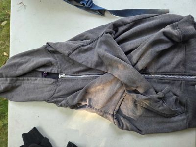 Gray Zip-Up Hoodie