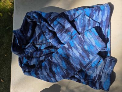 Blue Camo Fleece Jacket