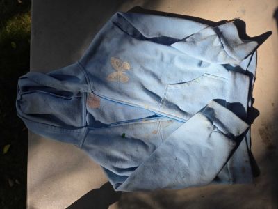 Light Blue Zip-Up Hoodie