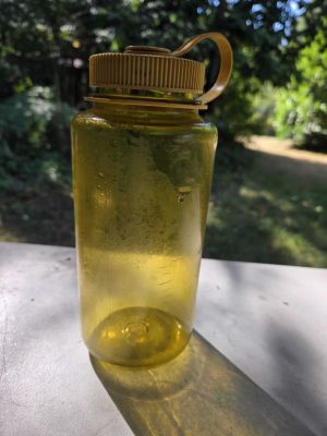 Yellow Nalgene Water Bottle