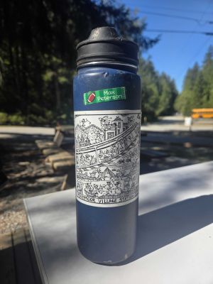Blue Marymoor Village Bottle