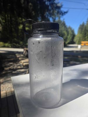 Clear Nalgene Water Bottle