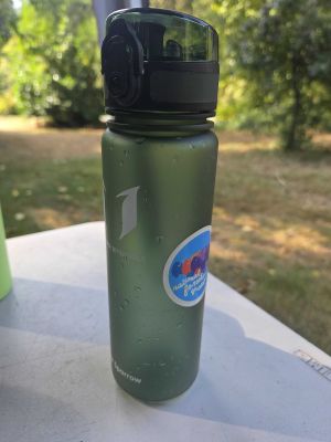 Green Sparrow Water Bottle