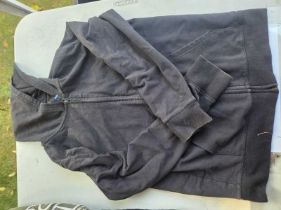 Black Zip-Up Hoodie