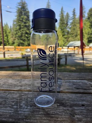 Clear Family Resource Water Bottle