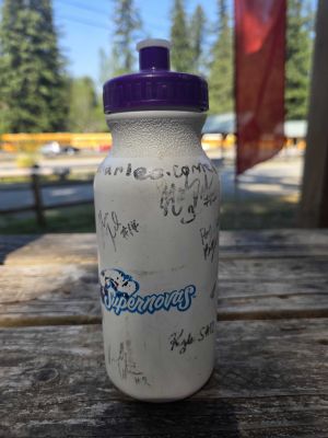 White Supernovas Water Bottle