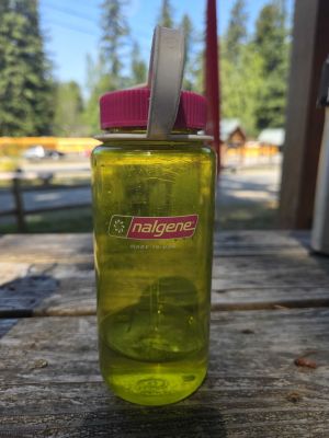 Green Nalgene Water Bottle