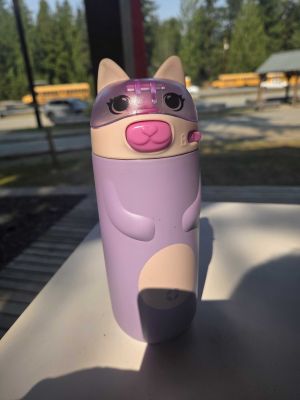 Purple Cat Water Bottle