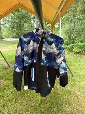 Mountain Print Ski Jacket