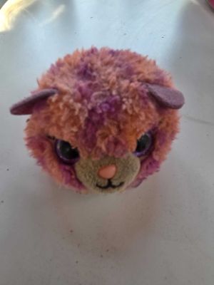Fuzzy Orange Pink Plush Toy