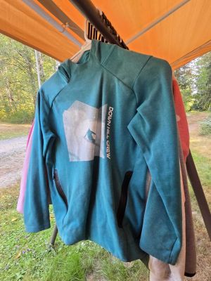 Teal "Down Hill Crew" Jacket