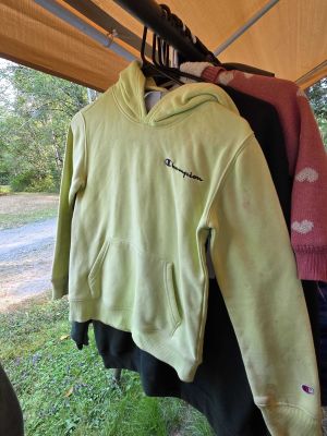 Yellow Champion Hoodie