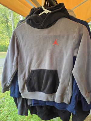 Gray Jordan Hoodie