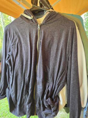 Gray Zip-Up Hoodie