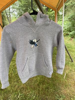 Gray Army Black Knights Hoodie