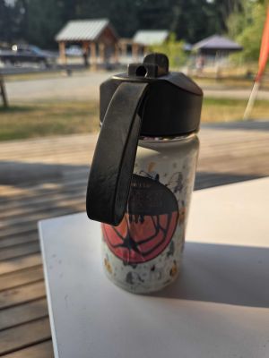 Water Bottle with Graphic Design