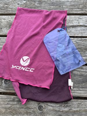 Pink cooling towel/sweat towel